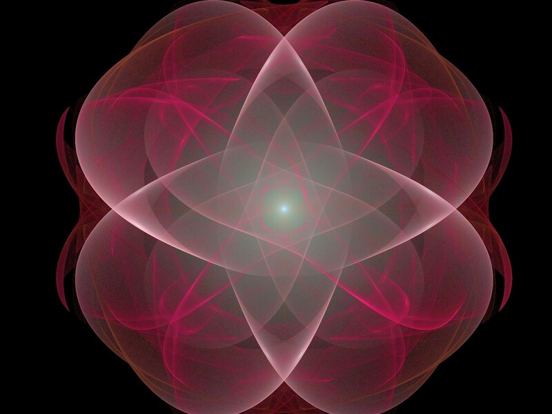 Abstract Fractal Pattern — Pink, Mystical