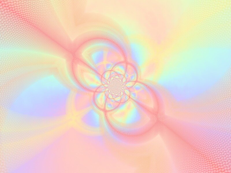 Abstract Fractal Pattern — Pink