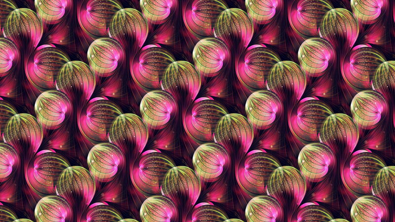 Abstract Fractal Pattern — Pink, Vibrant, Digital Art