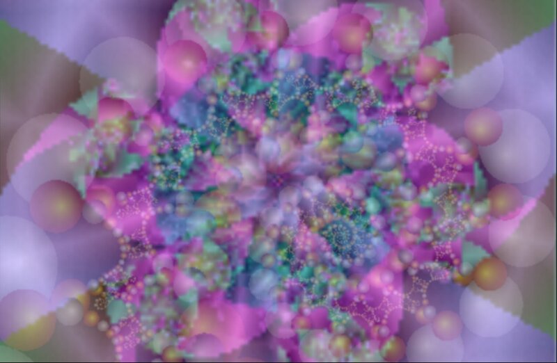 Abstract Fractal Pattern — Purple, Dreamy