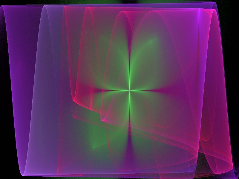 Abstract Fractal Pattern — Purple, Dynamic