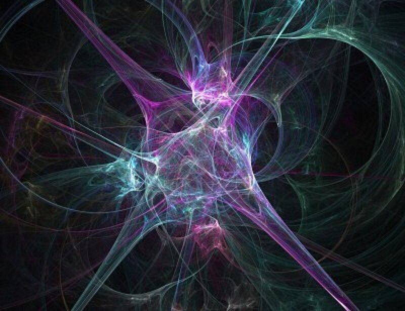 Abstract Fractal Pattern — Purple, Ethereal, Digital Art, Lines