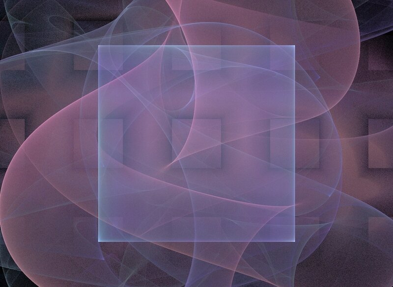 Abstract Fractal Pattern — Purple, Ethereal