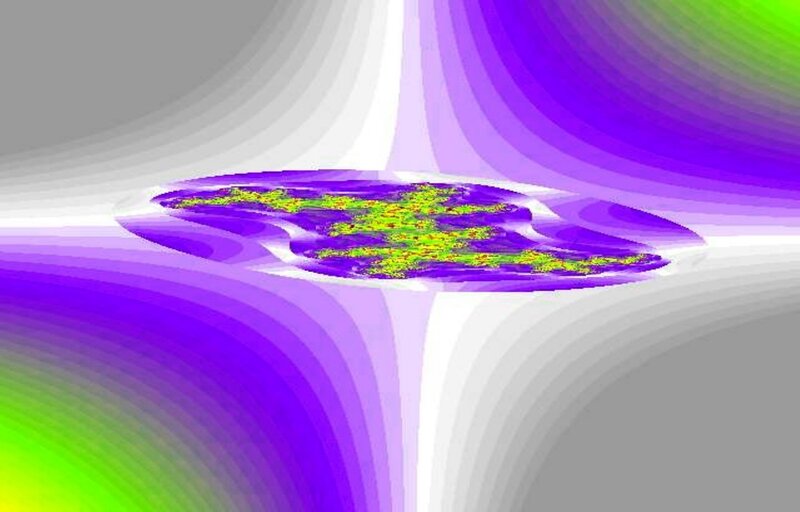 Abstract Fractal Pattern — Purple, Hypnotic