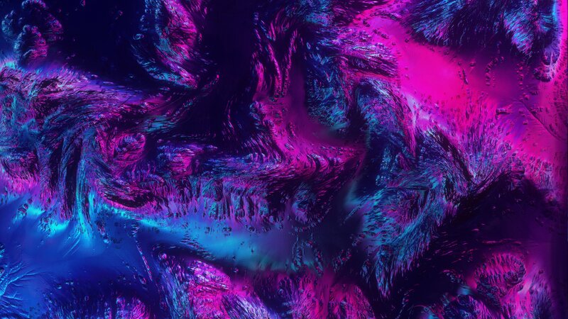 Abstract Fractal Pattern — Purple, Vibrant