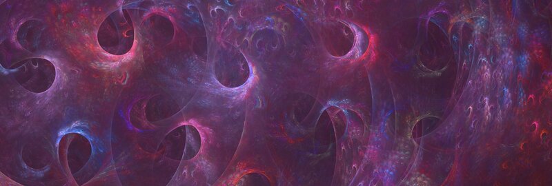 Abstract fractal pattern with purple and red hues