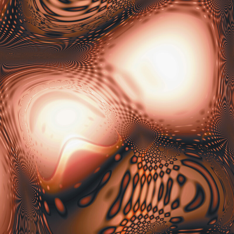 Abstract Fractal Patterns — Brown, Hypnotic