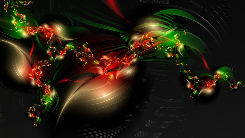 Abstract Fractal Patterns — Green