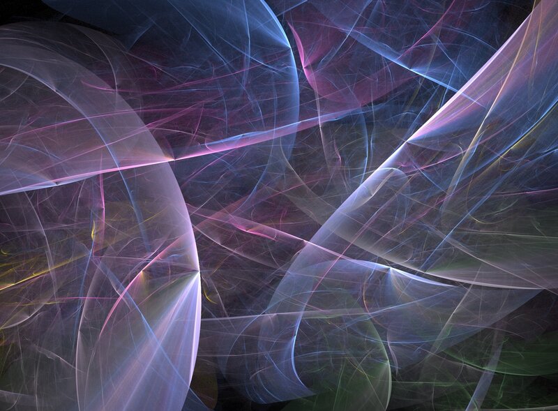 Abstract Fractal Patterns — Purple, Ethereal