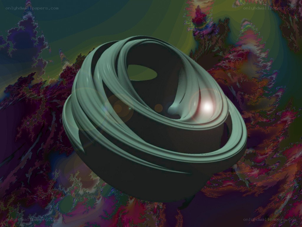 Abstract fractal sculpture