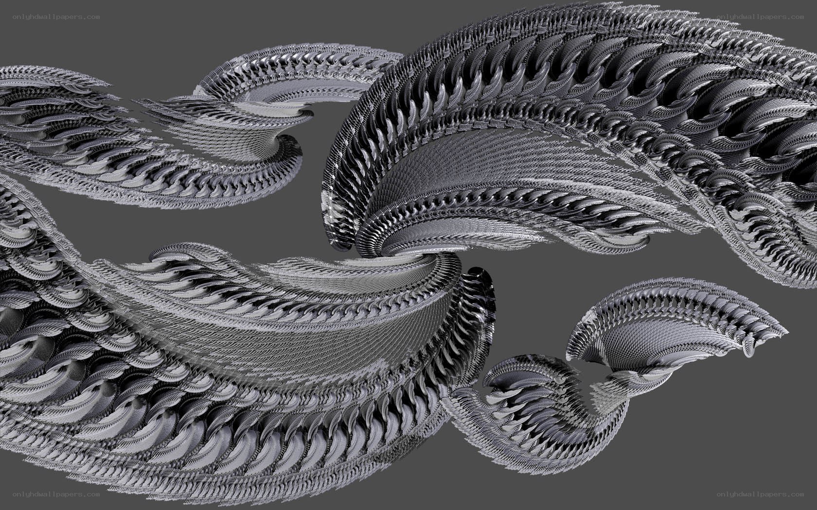 abstract fractal sculpture