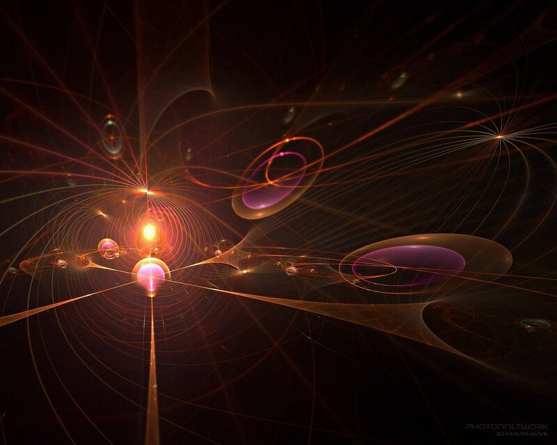Abstract Fractal Space — Black