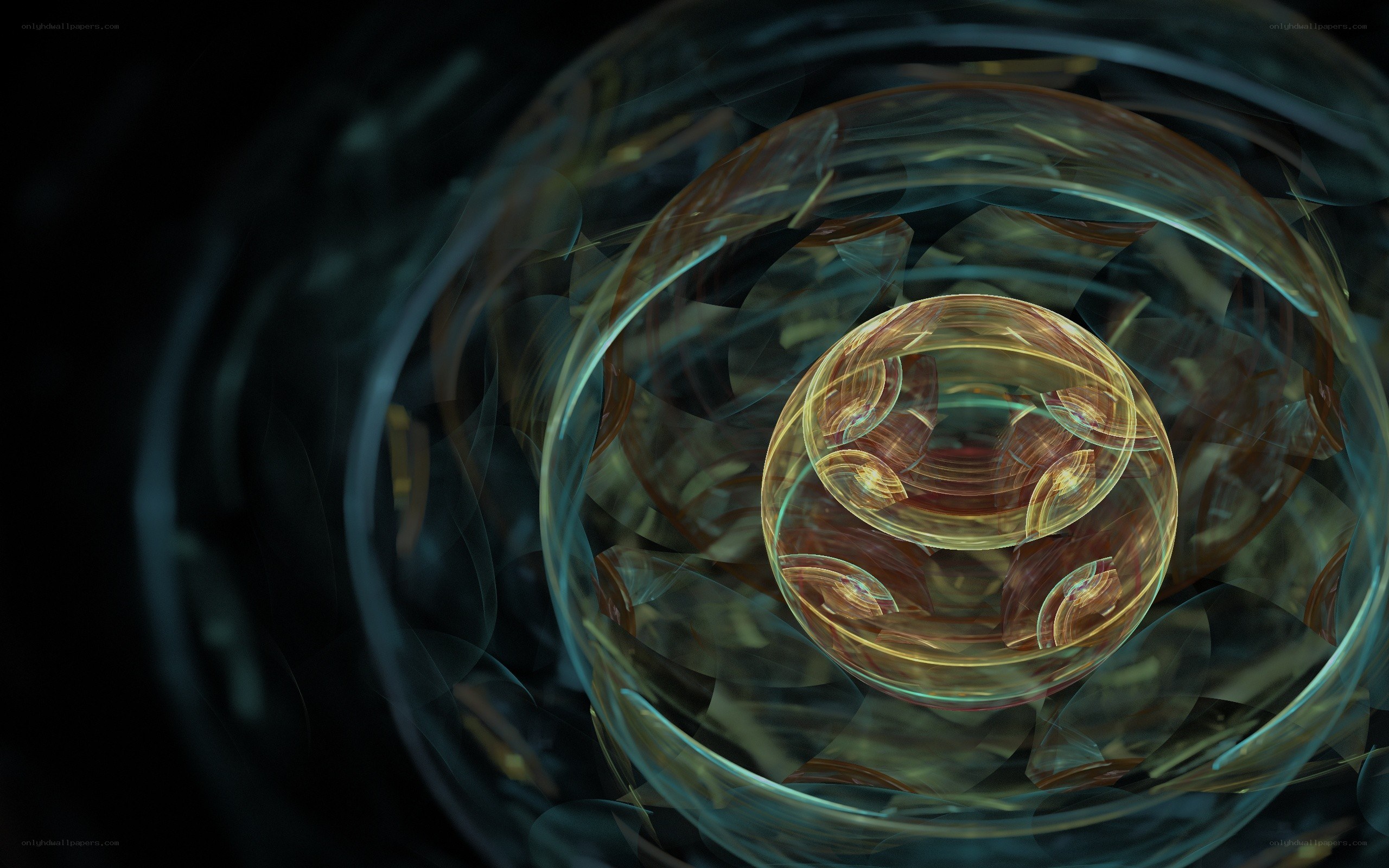 Abstract fractal sphere