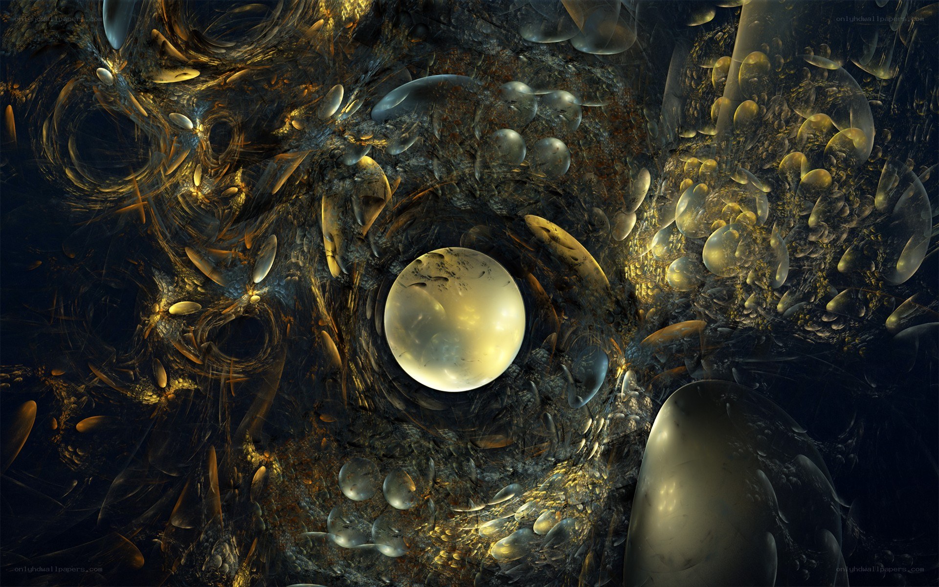 Abstract fractal sphere