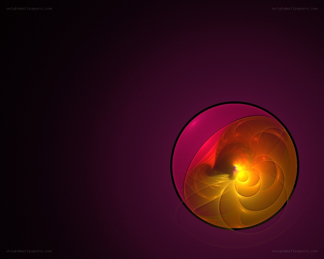 Abstract fractal sphere