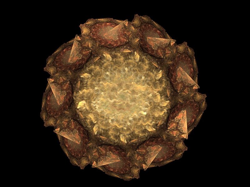 abstract fractal sphere