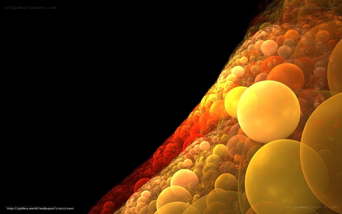 Abstract fractal sphere pattern