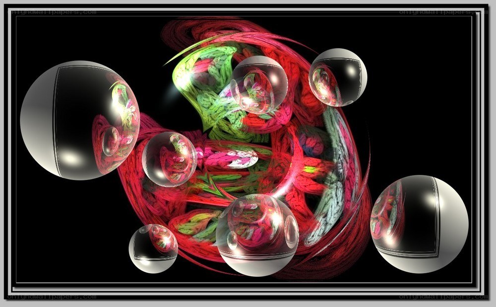 Abstract fractal spheres