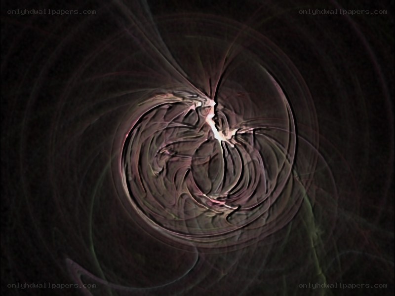 abstract fractal spiral