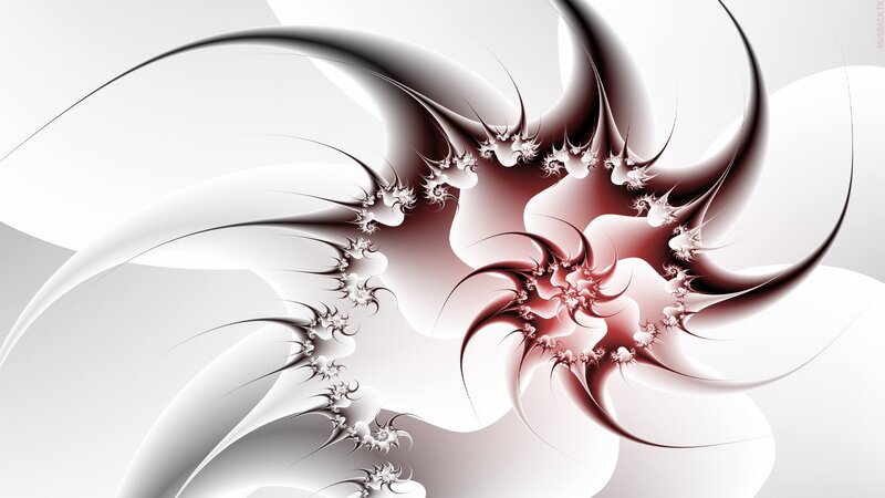 abstract fractal spiral design