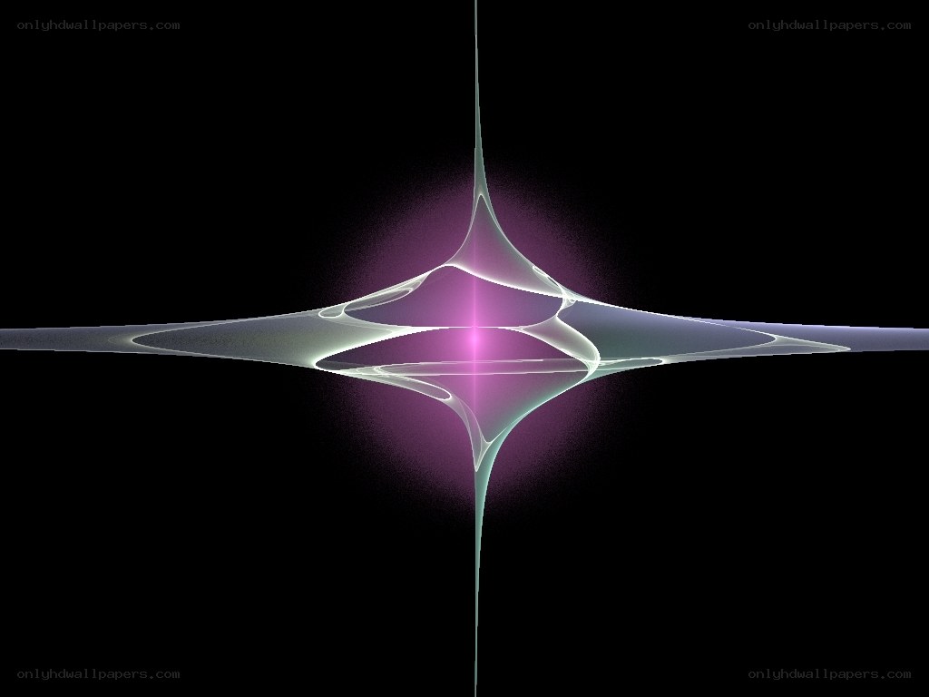 abstract fractal star design