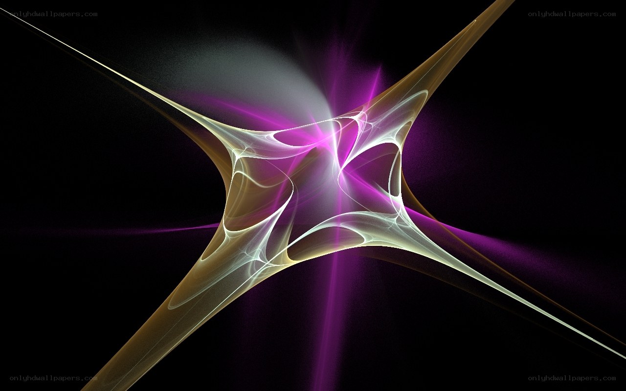 Abstract fractal star design