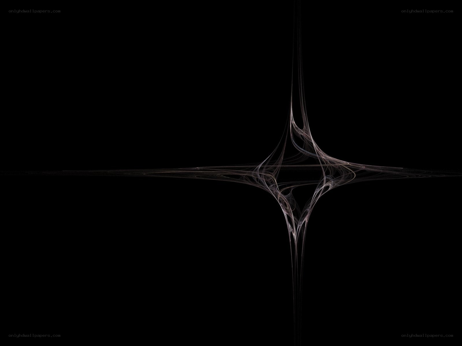 abstract fractal star design