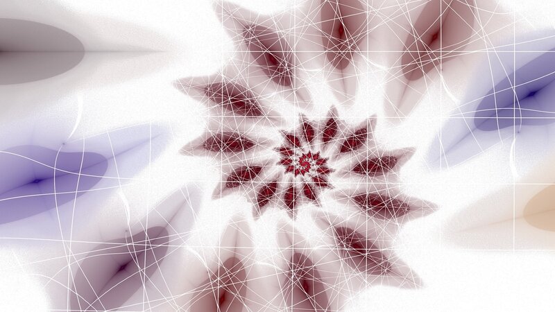 abstract fractal star pattern
