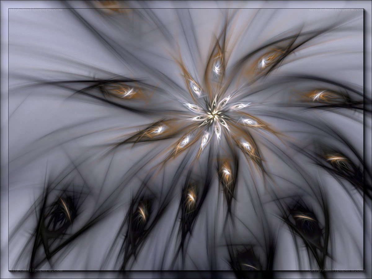 Abstract fractal starburst