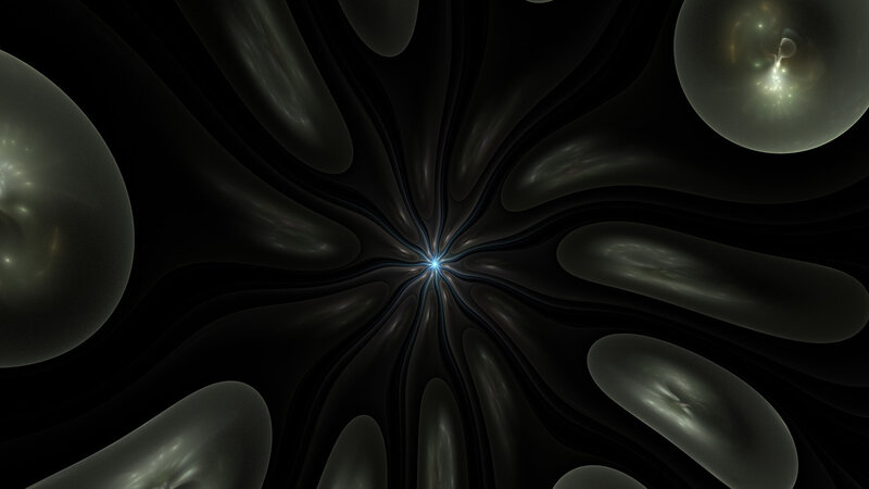 Abstract fractal starburst