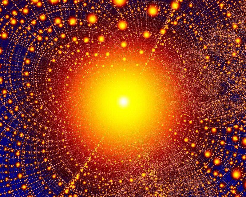 Abstract fractal starfield