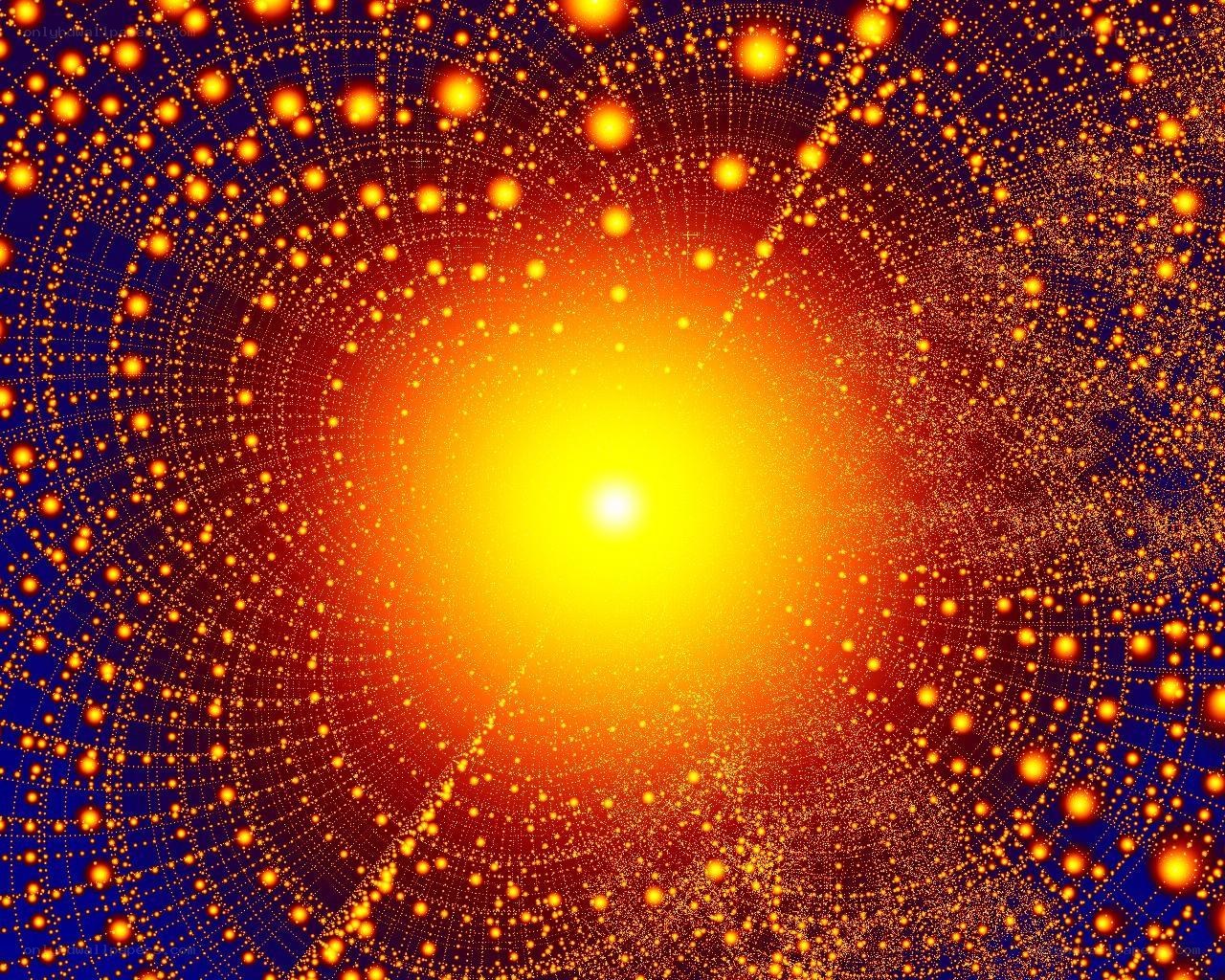 Abstract fractal starfield