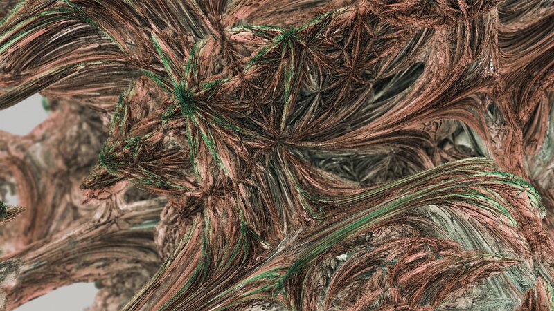 Abstract Fractal Structure — Brown