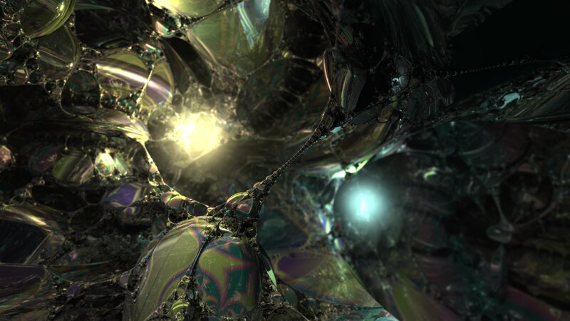 Abstract Fractal Structure — Green
