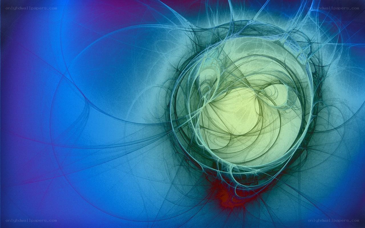 Abstract fractal swirl