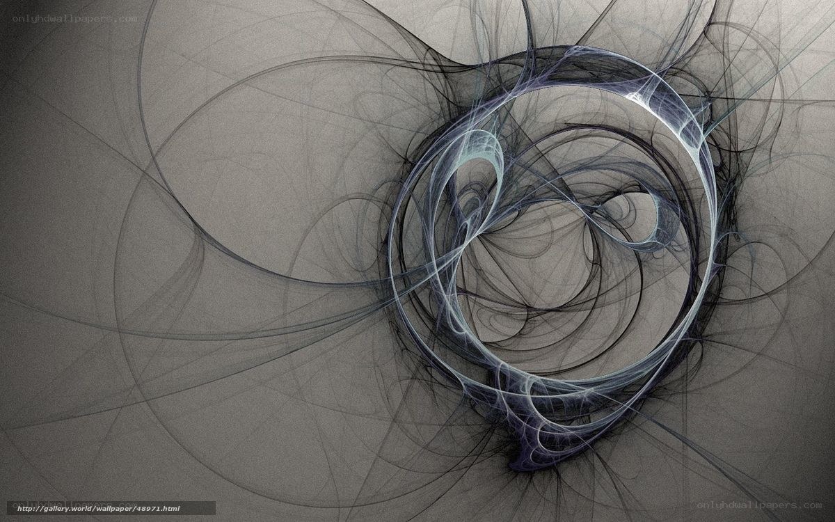 Abstract fractal swirl