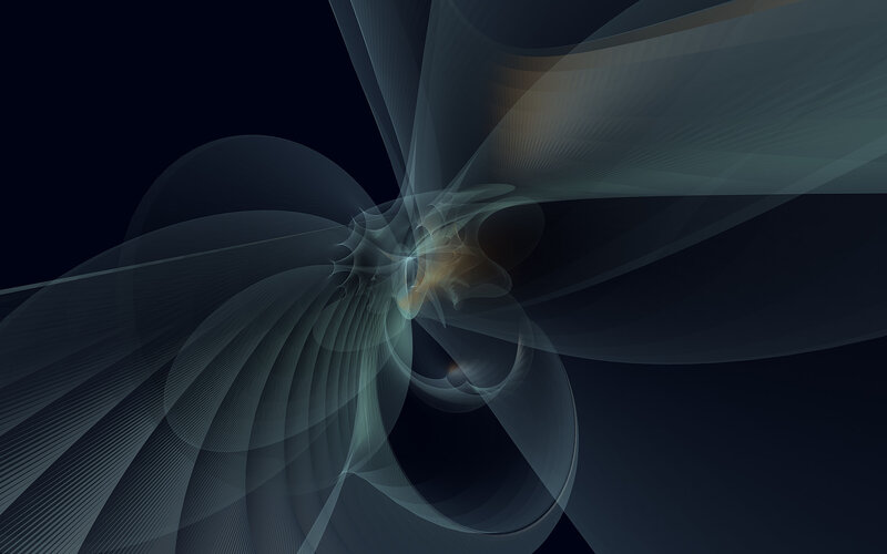 Abstract fractal swirl