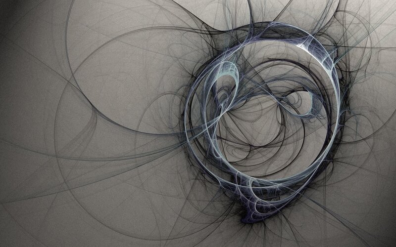Abstract fractal swirl pattern