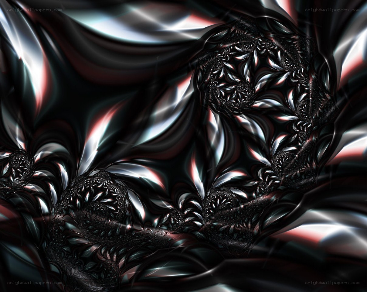 Abstract fractal swirl pattern
