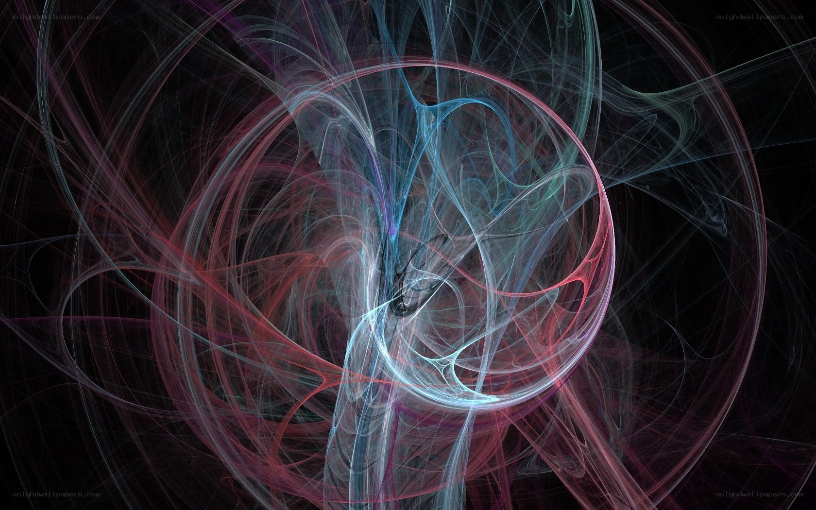 Abstract fractal swirls