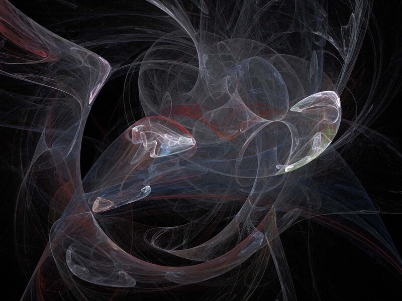 Abstract fractal swirls