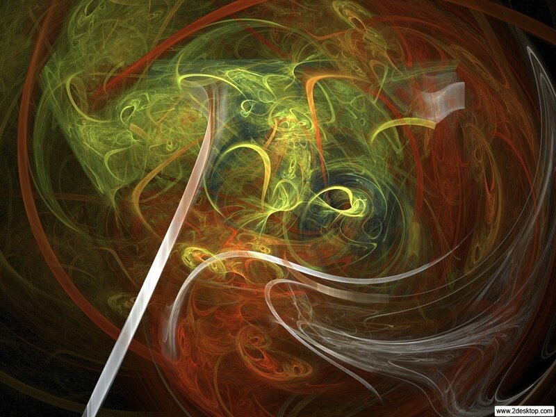 Abstract fractal swirls