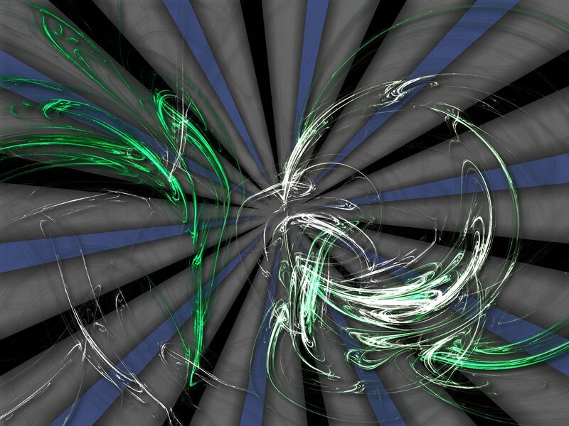 Abstract fractal swirls
