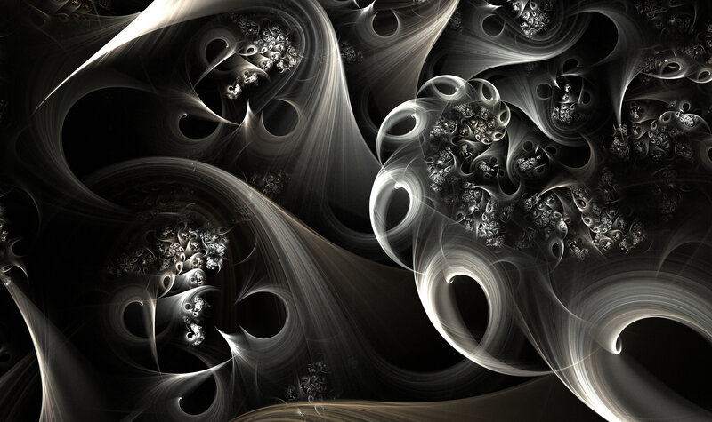 Abstract fractal swirls