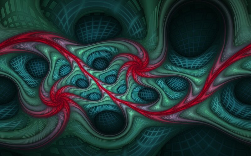 Abstract fractal swirls