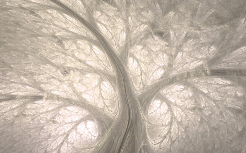 abstract fractal tree pattern