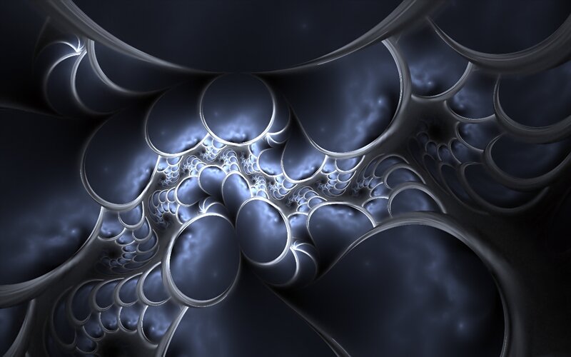 abstract fractal tunnel
