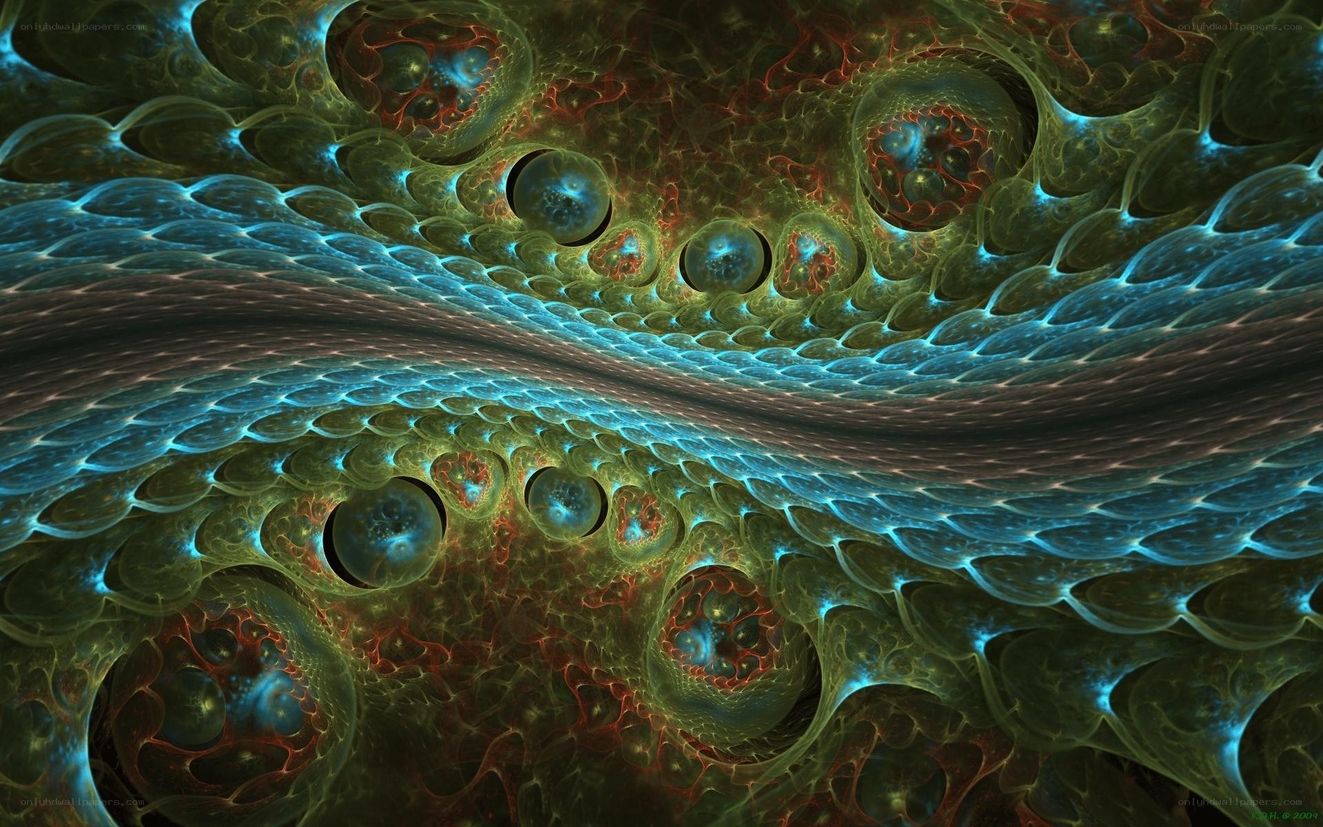 Abstract fractal tunnel