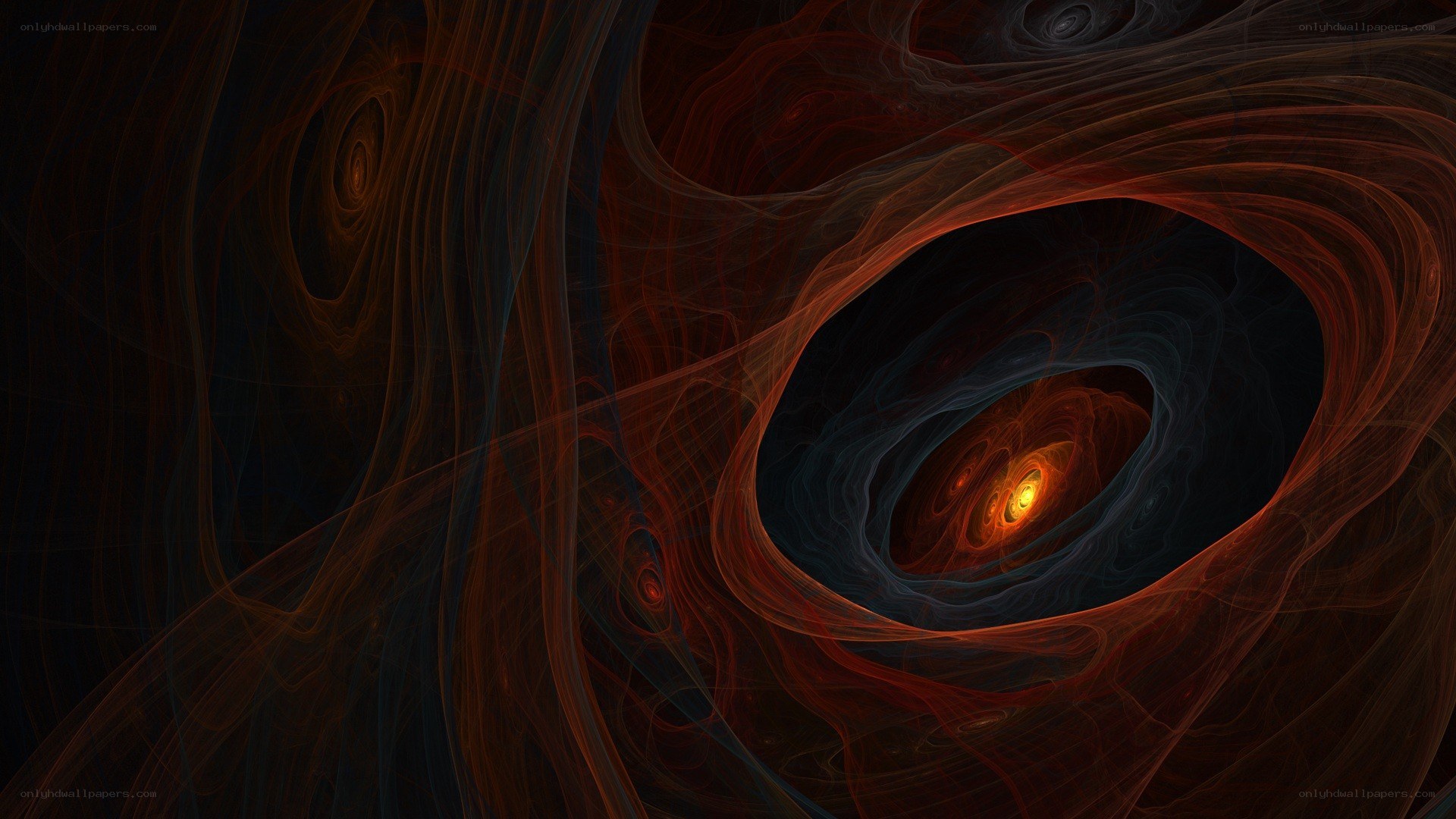 Abstract fractal vortex