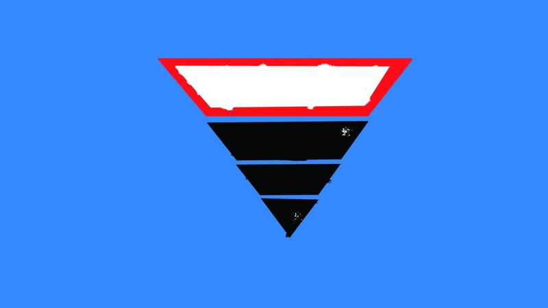 abstract funnel logo